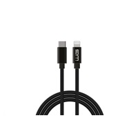 WG - Datový kabel Lightning na Type-C, 50 cm, černá