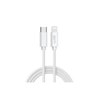 WG - Datový kabel Lightning MFi na Type-C, 2 metry, bílá