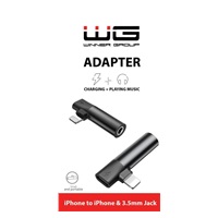 WG - Adapter Lightning na 3.5 mm audio Jack, černá