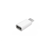 WG - Adaptér Micro USB (female) na Type-C (male), bílá