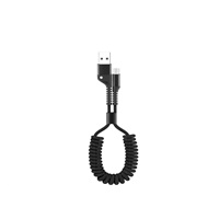 WG - Datový kabel Micro USB na USB-A, 1 metr, kroucený, černá