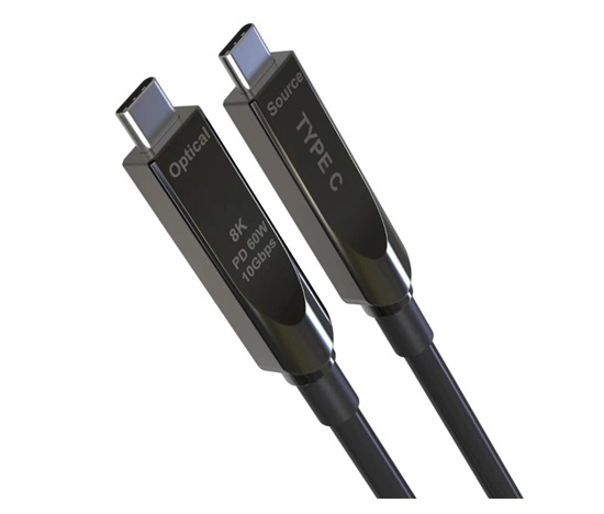 PREMIUMCORD Kabel USB-C GEN2 AOC DP1.4 8K@60Hz a 4K@144Hz 10Gbps, 7m