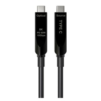 PREMIUMCORD Kabel USB-C GEN2 AOC DP1.4 8K@60Hz a 4K@144Hz 10Gbps, 10m