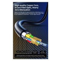 PREMIUMCORD Kabel USB-C optický fiber video AOC 4K@60Hz 1080p, 10m