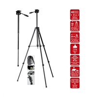 BAZAR - Braun stativ LW 168S (62-168cm, 1500 g, 3-směrná hlava, max.5kg, monopod) - POŠKOZENÝ OBAL