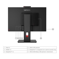 LENOVO LCD TIO 24 G6 - 23.8",IPS,matný,16:9,1920x1080 touch,120Hz,4/6,250cd/m2,1500:1,DP,USB,VESA,Pivot,repro,IRcam