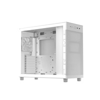 BAZAR - ASUS case PRIME AP303 TG WHITE, ATX, průhledná bočnice,1x120mm, bílá - Poškozený obal (Komplet)
