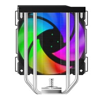 EVOLVEO QuietCool7, CPU chladič s digitálním displejem, 6x heatpipe, černý