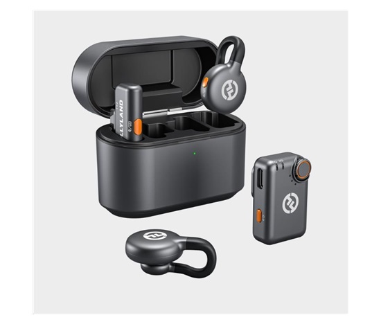 BAZAR - Hollyland LARK M2S Mini Combo  Wireless Lavalier Microphone Mini Combo (Space Gray) - Poškozený obal (Komplet)