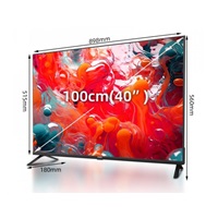 BAZAR - CHiQ L40QH7G TV 40", QLED, Full HD, Google TV, Frameless, Dolby Audio, dbx-tv, HDR 10 - Poškozený obal (Komplet)