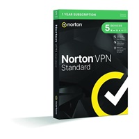 NORTON VPN Standard 1 uživatel pro 5 zařízení na 1 rok ESD