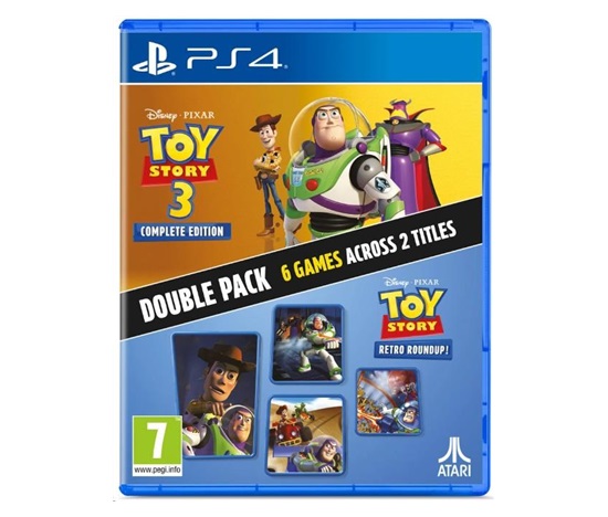 PS4 hra Toy Story: Retro Roundup! + Toy Story 3 Complete Edition Double Pack
