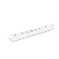 CONNECT IT prodlužovací kabel s přepěťovou ochranou ,6 zásuvek, 1,5 m (bíla)