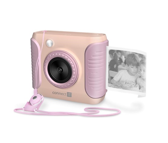 CONNECT IT INSTAPRINT dětský instantní fotoaparát RŮŽOVÝ