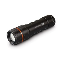 CONNECT IT GLEAM 500 LED ruční svítilna 4x AAA, ČERNÁ