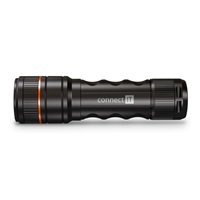 CONNECT IT GLEAM 500 LED ruční svítilna 4x AAA, ČERNÁ