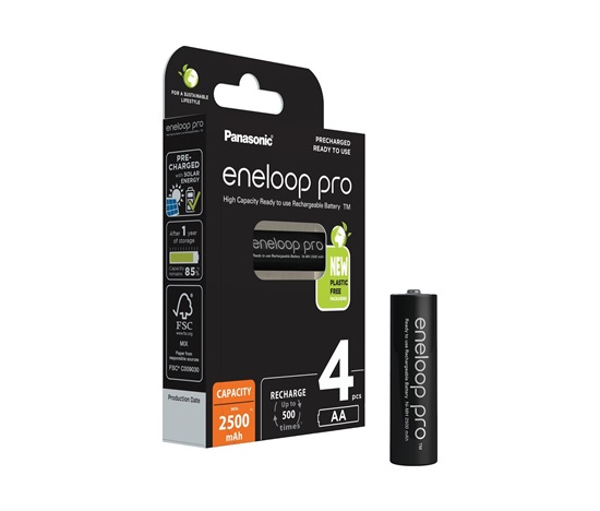 AVACOM Nabíjecí baterie AA Panasonic Eneloop Pro N 2500mAh Ni-MH 4ks Blistr