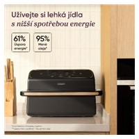 BAZAR - Cosori Dual Blaze Twin Fry Compact horkovzdušná fritéza 8,6 L, keramika, černá - Poškozený obal (Komplet)
