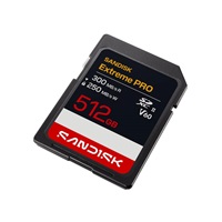 SanDisk SDXC karta 512GB Extreme PRO (R:300/W:250 MB/s, Class 10, UHS-II, V60)