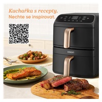 BAZAR - Cosori Turbo Tower Compact horkovzdušná fritéza 8,6 L černá - Poškozený obal (Komplet)