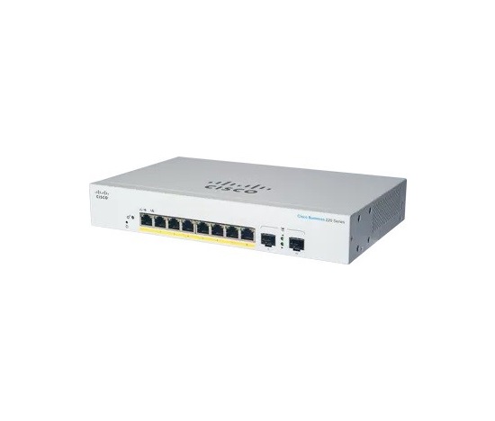 BAZAR - Cisco switch CBS220-8FP-E-2G - poškozený obal