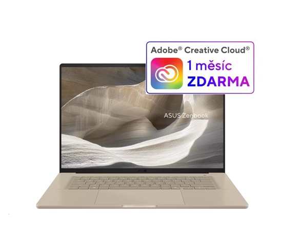 ASUS NTB Zenbook A16 (UX3607OA-OLED112X),Snapdragon X2 Elite Extreme X2E94100,16"3K OLED,48GB,1 TB SSD,Adreno,W11H,Beige