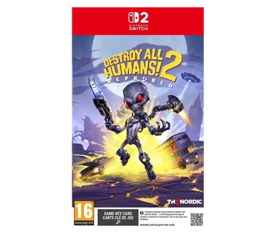 NSW2 hra Destroy All Humans! 2 - Reprobed (Game-key card)