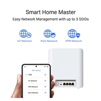 ASUS ZenWifi BT7 2-pack, WiFi7 Extendable Router, AiMesh, 1x WAN, 3x LAN