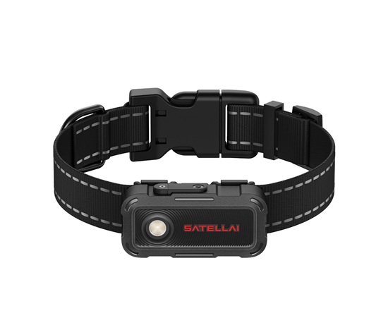 SATELLAI Collar Go M - GPS lokátor, komunikátor a monitor zdraví, černý