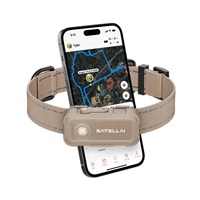 SATELLAI Collar Go M - GPS lokátor, komunikátor a monitor zdraví, béžový
