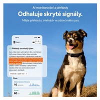 SATELLAI Collar Go M - GPS lokátor, komunikátor a monitor zdraví, červený