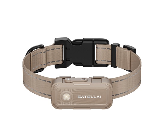 SATELLAI Collar Go L - GPS lokátor, komunikátor a monitor zdraví, béžový