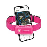 SATELLAI Collar Go L - GPS lokátor, komunikátor a monitor zdraví, růžový