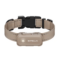 SATELLAI Collar Go L - GPS lokátor, komunikátor a monitor zdraví, béžový, 3leté předplatné