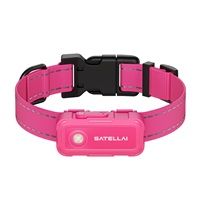 SATELLAI Collar Go L - GPS lokátor, komunikátor a monitor zdraví, růžový, 3leté předplatné