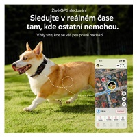 SATELLAI Collar Go L - GPS lokátor, komunikátor a monitor zdraví, červený, 3leté předplatné