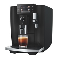 JURA E8 Piano Black automatický kávovar, 27 nápojů, Hot/Light Brew, Sweet Foam, P.A.G.2, One-Touch