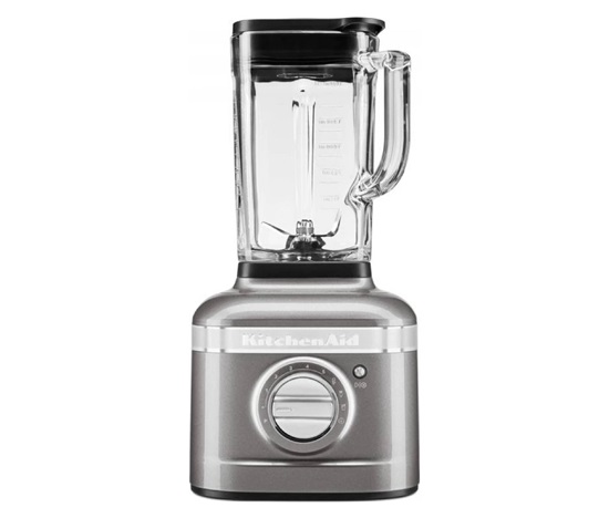 KitchenAid 5KSB4026EMS stolní mixér stříbrný, 1,4 l, 1200 W, Intelli-Speed, 5 rychlostí, 3 programy