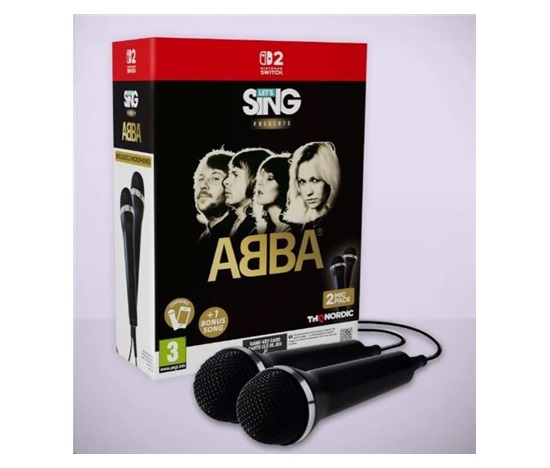 NSW2 hra Let's Sing ABBA 2027 + 2 mikrofony (Game-key card)