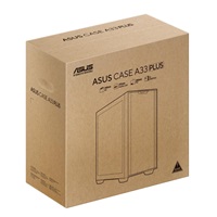 ASUS case A33 PLUS, ATX, Průhledná bočnice, 4x120mm ARGB Fan, bílá