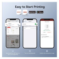 Niimbot Tiskárna štítků D11-H Smart, černá + role štítků 155 ks