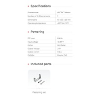 MikroTik GPOE-CON-mini 48/24V PoE konvertor