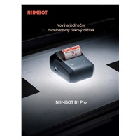 Niimbot Tiskárna štítků B1 PRO, světle modrá + role štítků 230 ks