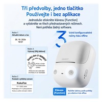 Niimbot Tiskárna štítků B2, šedá + role štítků 230 ks