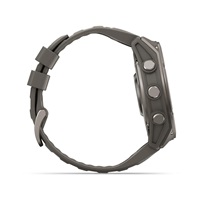 Garmin fenix® 9 – 51mm Titanium se silikonovým řemínkem Pebble Gray