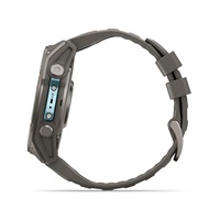 Garmin fenix® 9 – 51mm Titanium se silikonovým řemínkem Pebble Gray
