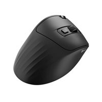 C-TECH myš WLM-23 Dual mode, bezdrátová, BT5.0 + 2,4GHz, 3200DPI, 7 tlačítek, USB nano receiver, černá