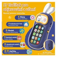 Alilo T1 Můj první mobil - Interaktivní dětský telefon, EN