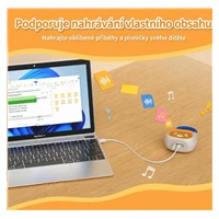 Alilo K1 Pocket Bunny - Přenosný hudební přehrávač, EN