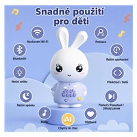 Alilo Smart AI Bunny - Dětský interaktivní AI králíček